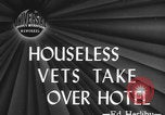 Image of Canadian veterans live in Hotel Vancouver Vancouver Canada, 1946, second 1 stock footage video 65675078994