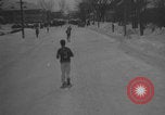 Image of First Snowshoe Carnival and Marathon Lewiston Maine United States USA, 1946, second 42 stock footage video 65675078995