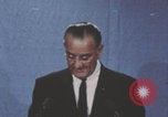 Image of United States President Lyndon B Johnson announces nomination Washington DC USA, 1967, second 8 stock footage video 65675079008