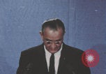 Image of United States President Lyndon B Johnson announces nomination Washington DC USA, 1967, second 9 stock footage video 65675079008