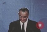 Image of United States President Lyndon B Johnson announces nomination Washington DC USA, 1967, second 14 stock footage video 65675079008