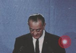 Image of United States President Lyndon B Johnson announces nomination Washington DC USA, 1967, second 16 stock footage video 65675079008