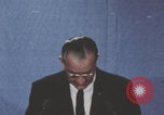Image of United States President Lyndon B Johnson announces nomination Washington DC USA, 1967, second 17 stock footage video 65675079008
