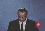 Image of United States President Lyndon B Johnson announces nomination Washington DC USA, 1967, second 25 stock footage video 65675079008