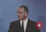 Image of United States President Lyndon B Johnson announces nomination Washington DC USA, 1967, second 26 stock footage video 65675079008