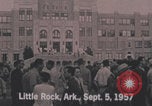 Image of President Dwight Eisenhower Little Rock Arkansas USA, 1957, second 1 stock footage video 65675079009