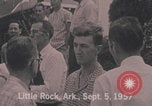 Image of President Dwight Eisenhower Little Rock Arkansas USA, 1957, second 4 stock footage video 65675079009