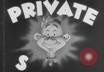 Image Cartoon Snafu privé Aleutian Islands Alaska USA, 1945, de la seconde 4 séquences d'archives historiques vidéo 65675079036