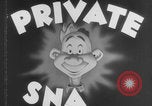 Image Cartoon Snafu privé Aleutian Islands Alaska USA, 1945, de la seconde 5 séquences d'archives historiques vidéo 65675079036
