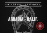 Image of Santa Anita Park horse race Arcadia California USA, 1938, second 1 stock footage video 65675079047
