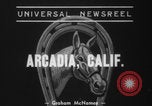 Image of Santa Anita Park horse race Arcadia California USA, 1938, second 3 stock footage video 65675079047