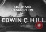 Image of Franklin Delano Roosevelt Washington DC USA, 1933, second 32 stock footage video 65675079072