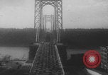 Image of George Washington Bridge opening New York City USA, 1931, second 23 stock footage video 65675079078