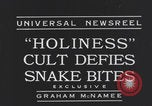 Image of Holiness snake handlers United States USA, 1934, second 4 stock footage video 65675079107