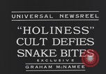 Image of Holiness snake handlers United States USA, 1934, second 6 stock footage video 65675079107