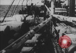 Image of British supply ship sinks South Pacific Ocean, 1942, second 60 stock footage video 65675079110