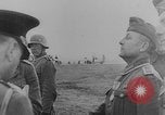 Image of Marshal Ion Antonescu awards medals Eastern Front, 1942, second 12 stock footage video 65675079119