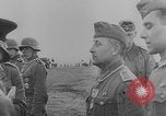 Image of Marshal Ion Antonescu awards medals Eastern Front, 1942, second 13 stock footage video 65675079119