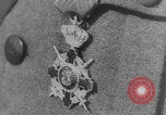 Image of Marshal Ion Antonescu awards medals Eastern Front, 1942, second 15 stock footage video 65675079119