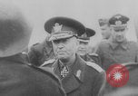 Image of Marshal Ion Antonescu awards medals Eastern Front, 1942, second 32 stock footage video 65675079119