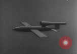 Image of V-1 rocket parts labeled Germany, 1944, second 13 stock footage video 65675079126
