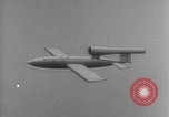 Image of V-1 rocket parts labeled Germany, 1944, second 17 stock footage video 65675079126