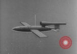Image of V-1 rocket parts labeled Germany, 1944, second 18 stock footage video 65675079126