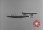 Image of V-1 rocket parts labeled Germany, 1944, second 43 stock footage video 65675079126