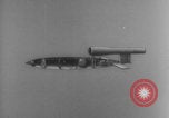 Image of V-1 rocket parts labeled Germany, 1944, second 61 stock footage video 65675079126