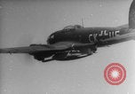Image of Heinkel He 111 with V-1 mounted Germany, 1943, second 49 stock footage video 65675079138