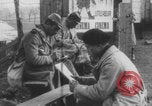 Image of French troops rest recuperation World War 1 France, 1917, second 28 stock footage video 65675079168