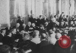Image of Treaty of Versailles signing Hall of Mirrors Paris France, 1919, second 58 stock footage video 65675079170