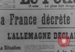 Image of France mobilizes for WWI Paris France, 1914, second 4 stock footage video 65675079180