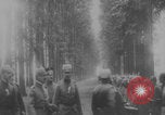 Image of Kaiser Wilhelm II meets officers WWI Germany, 1914, second 26 stock footage video 65675079186