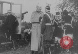 Image of Kaiser Wilhelm II meets officers WWI Germany, 1914, second 28 stock footage video 65675079186