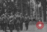 Image of Kaiser Wilhelm II meets officers WWI Germany, 1914, second 42 stock footage video 65675079186