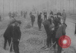 Image of workers digging trenches WW1 Europe, 1915, second 32 stock footage video 65675079211