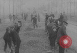 Image of workers digging trenches WW1 Europe, 1915, second 33 stock footage video 65675079211