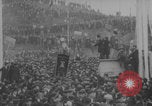 Image of French socialist rally Gare du Nord Paris France, 1914, second 31 stock footage video 65675079212