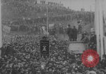 Image of French socialist rally Gare du Nord Paris France, 1914, second 35 stock footage video 65675079212