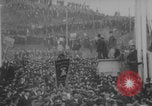 Image of French socialist rally Gare du Nord Paris France, 1914, second 37 stock footage video 65675079212