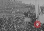 Image of French socialist rally Gare du Nord Paris France, 1914, second 46 stock footage video 65675079212