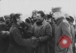 Image of German and Russian troops embracing Eastern Front, 1917, second 13 stock footage video 65675079247