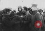Image of German and Russian troops embracing Eastern Front, 1917, second 14 stock footage video 65675079247