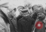 Image of German and Russian troops embracing Eastern Front, 1917, second 24 stock footage video 65675079247