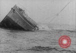 Image of ship sinking by German SM U-35 Europe, 1916, second 10 stock footage video 65675079252