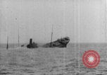 Image of torpedo sinking ship WWI Europe, 1916, second 11 stock footage video 65675079256