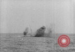 Image of torpedo sinking ship WWI Europe, 1916, second 16 stock footage video 65675079256
