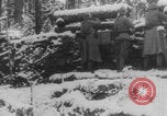 Image of French soldiers winter WWI Europe, 1917, second 8 stock footage video 65675079257