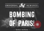 Image of German bombing Paris 1940 Paris France, 1940, second 5 stock footage video 65675079262